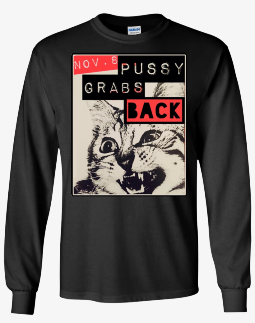 Funny Cat Shirts Pussy Grabs Back Hoodies Sweatshirts - Chick Fil A Holic, transparent png download