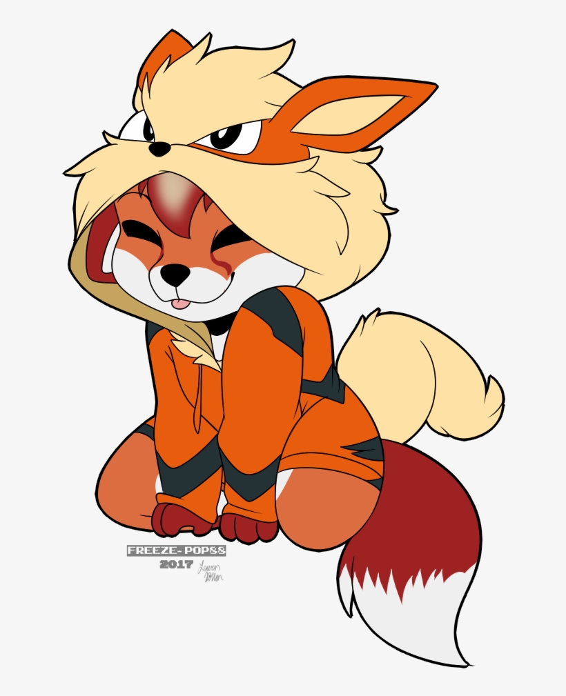 [ych Commission] Renee Arcanine Hoodie, transparent png download