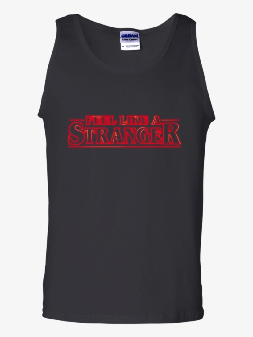 Feel Stranger Things 100% Cotton Tank Top, transparent png download