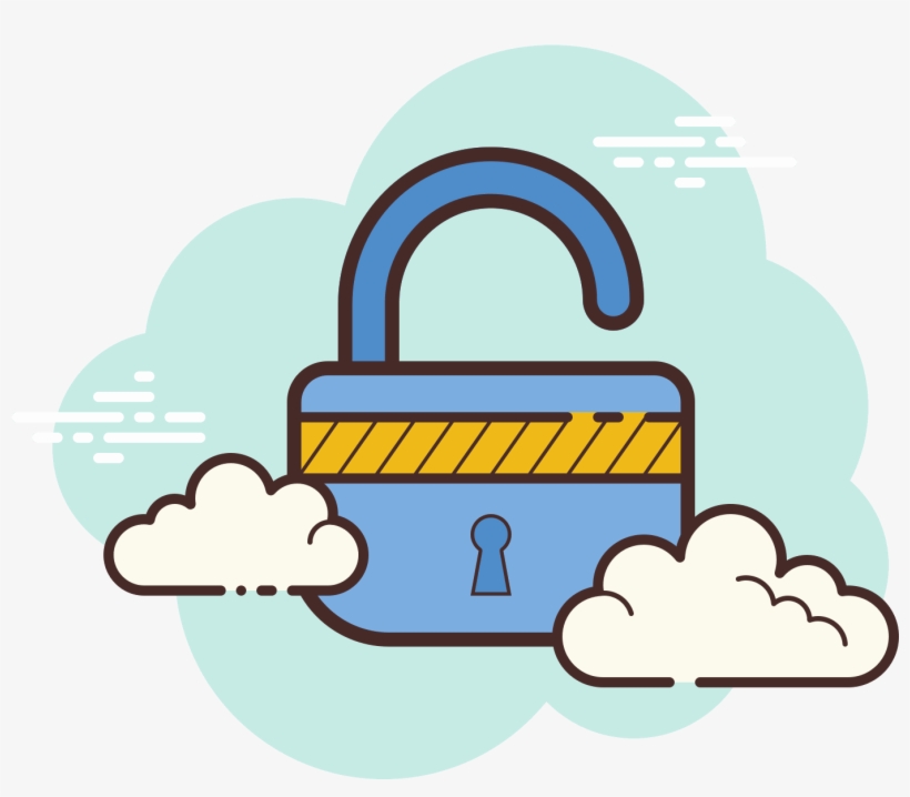 This Is A Graphic Representation Of A Pad Lock, transparent png download