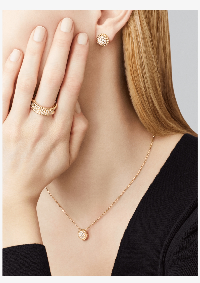 Anel Perlée Com Diamantes, transparent png download