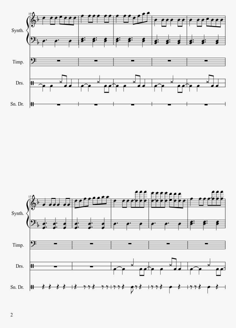 Saint Row 3 Main Theme Sheet Music Composed By Malcom, transparent png download