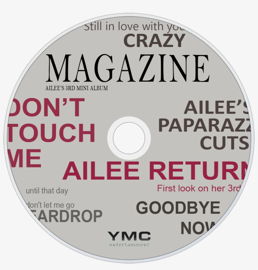 Ailee Magazine Cd Disc Image, transparent png download