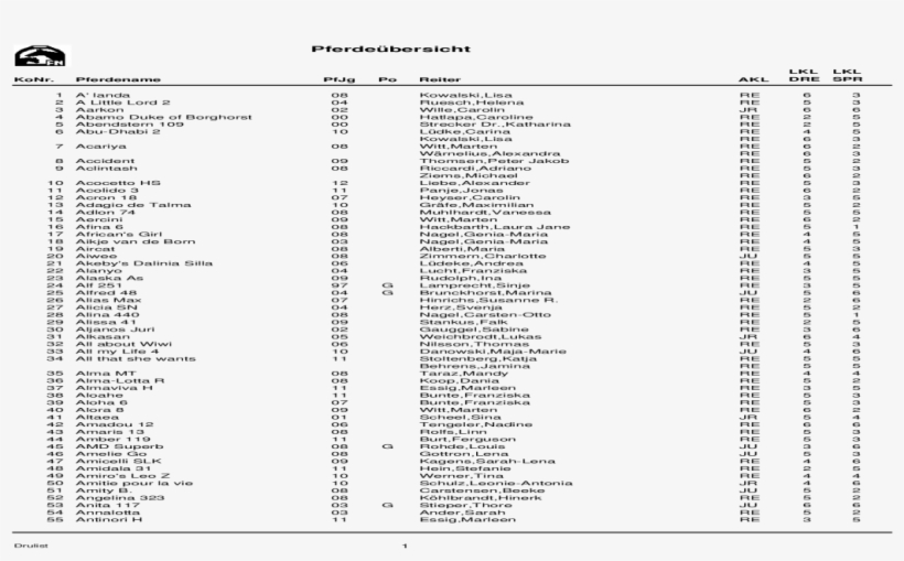 Pferdebersicht - Reitverein Wedel - Dereitverein Wedel, transparent png download