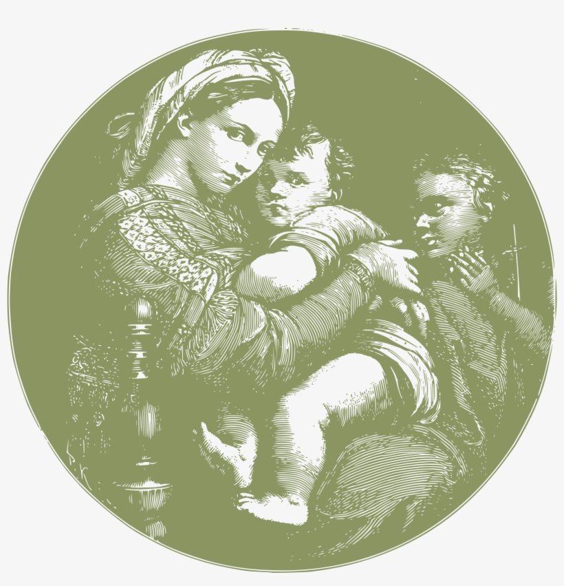 This Free Icons Png Design Of Madonna Della Seggiola, transparent png download