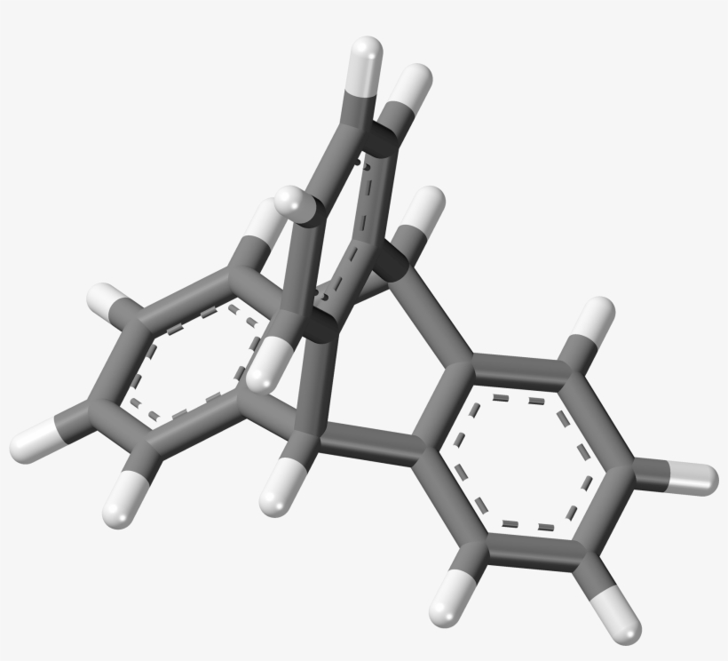 Triptycene 3d Sticks, transparent png download