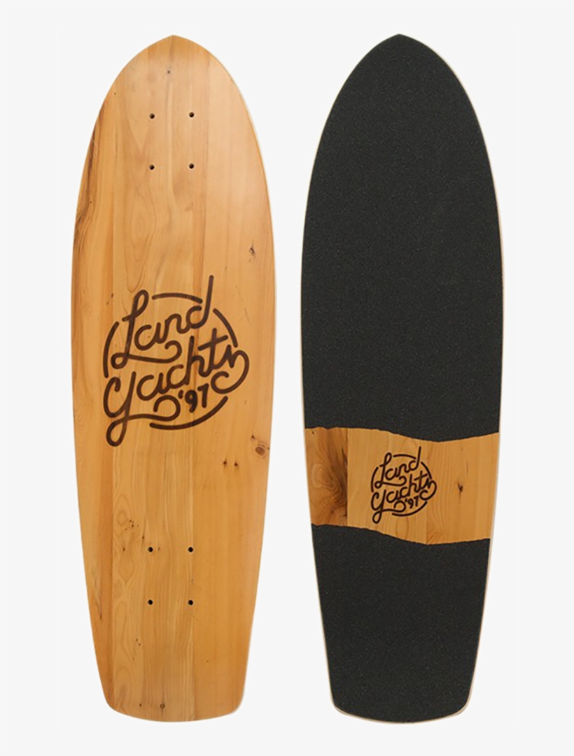 Landyachtz Pacific Yew Mini Longboard Skateboard Deck, transparent png download