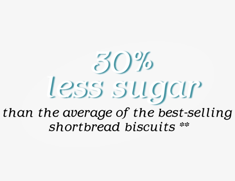 30% Less Sugars Than The Average Of The Best-selling, transparent png download