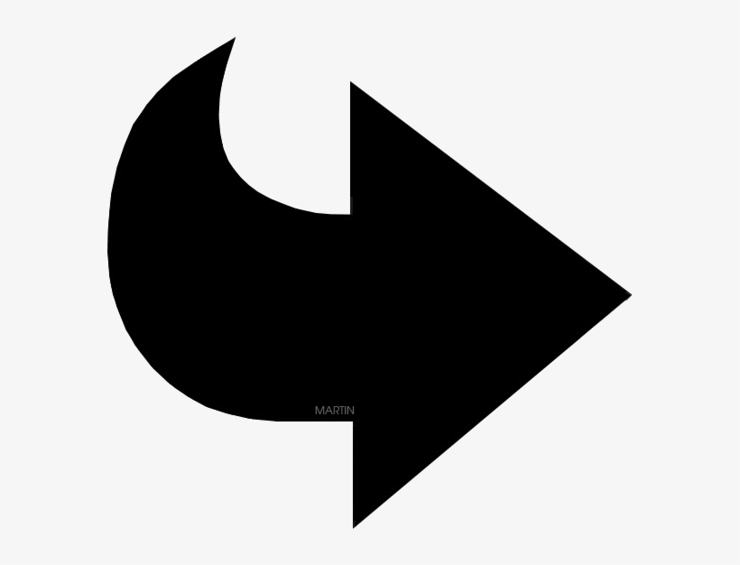 Arrows Clip Art By Phillip Martin, Black Arrow Svg, transparent png download