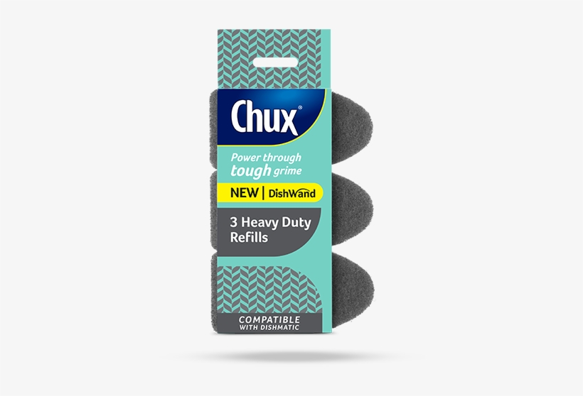 Chux® Dishwand Heavy Duty Refills- 3 Pack, transparent png download