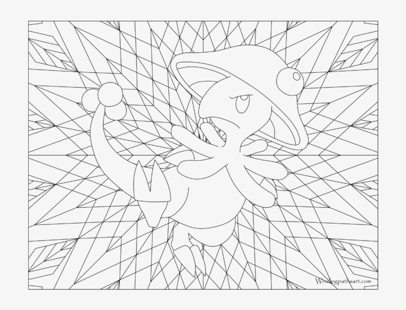 Adult Pokemon Coloring Page Breloom 286, transparent png download