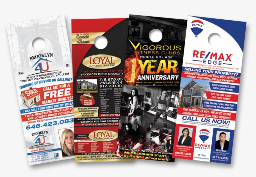 Door Hangers Printing Brooklyn Ny, transparent png download