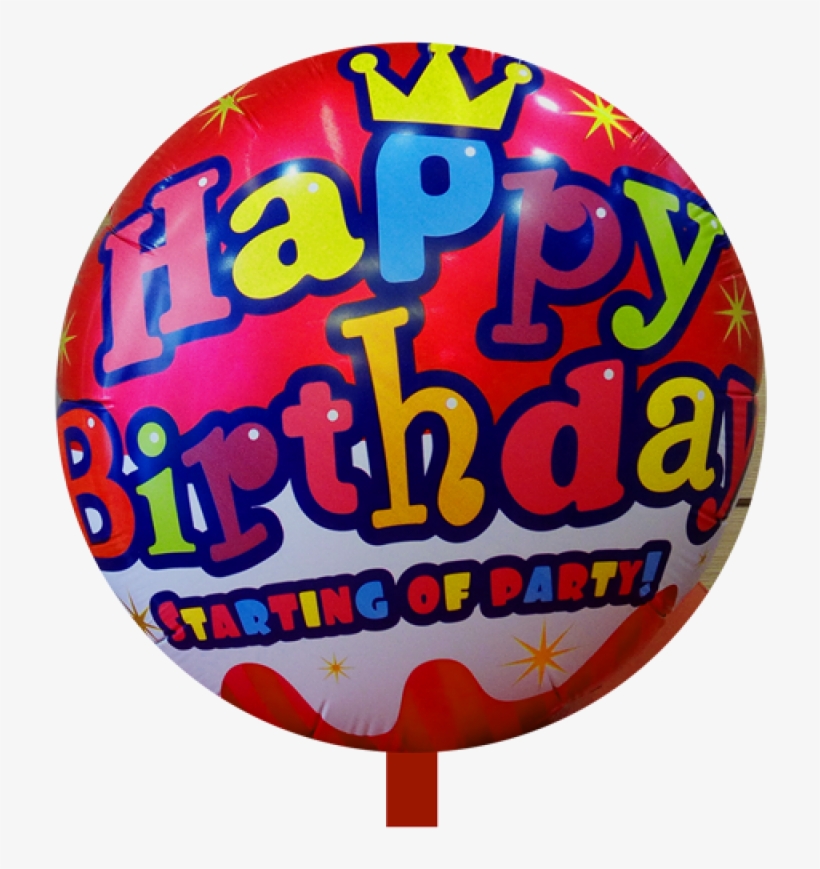 Balloon Foil Happy Birthday Red Bf1 Nd, transparent png download