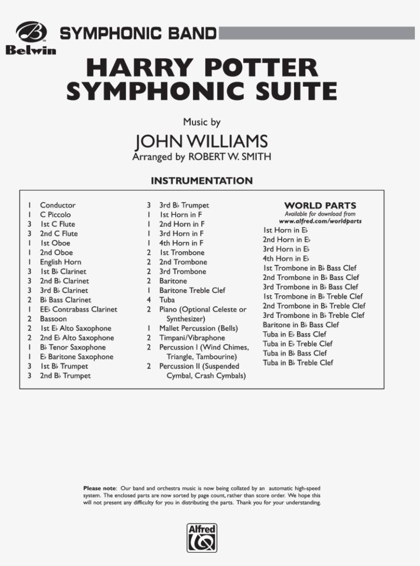 Harry Potter Symphonic Suite Thumbnail, transparent png download