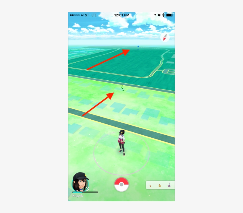 The First Arrow Is Pointing To A Patch Of Grass, Which, transparent png download