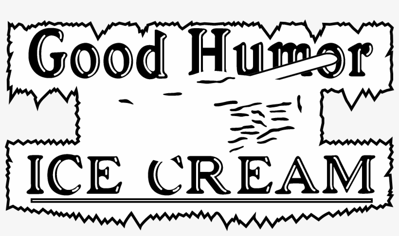 Good Humor 2 Logo Black And White, transparent png download