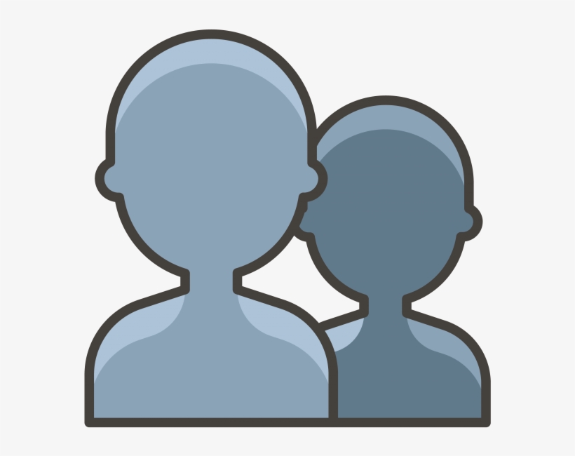 Busts In Silhouette Emoji, transparent png download