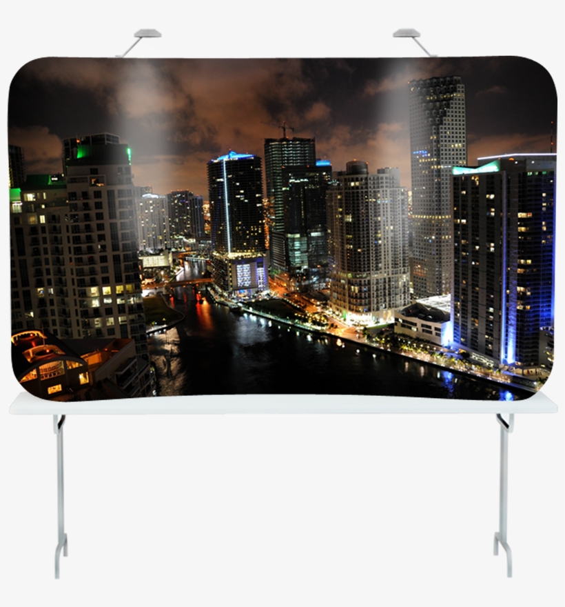 8 Foot Tension Tabletop Popup Display With Edge To, transparent png download