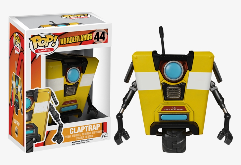 Claptrap Pop Vinyl Figure, transparent png download