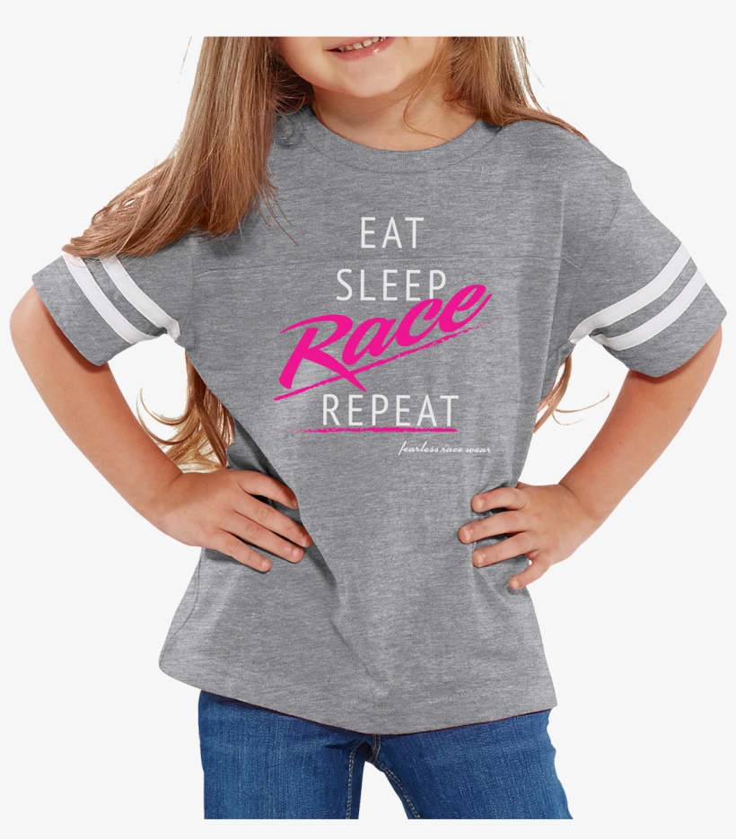 Eat, Sleep, Race, Repeat Toddler & Youth Tee's, transparent png download