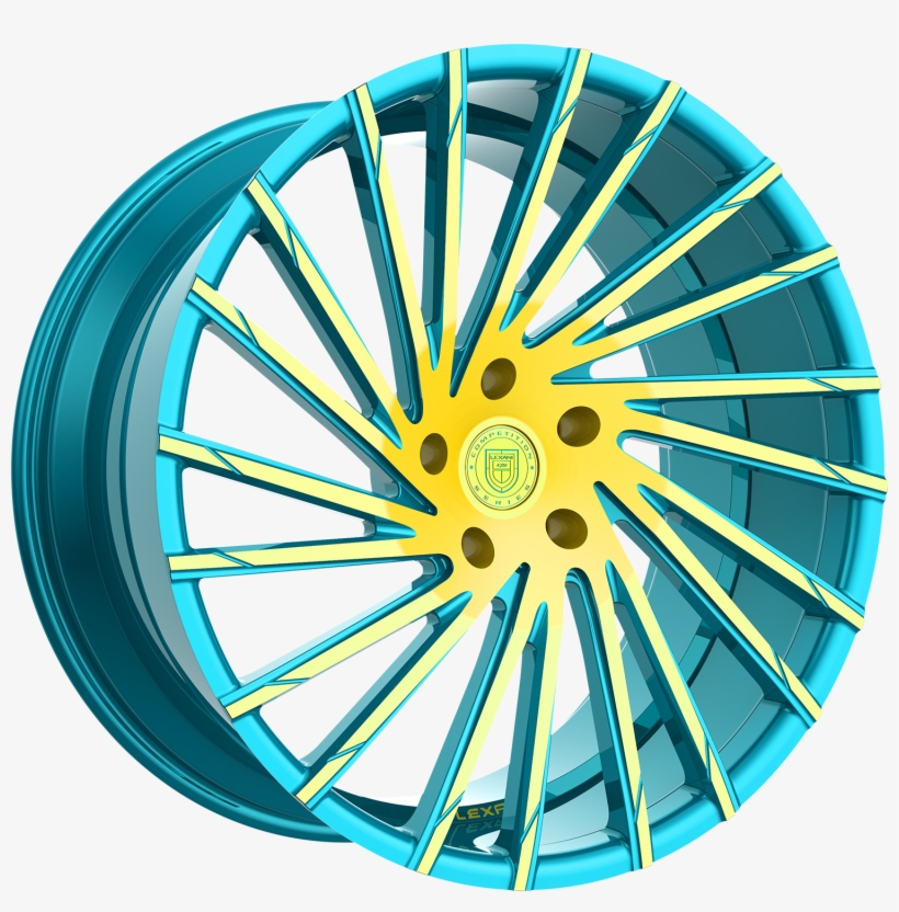 Blue And Yellow Finish, transparent png download