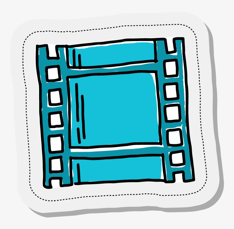 Gafas 3d Cine Estrella Musica Cine Rollo De Pelicula, transparent png download