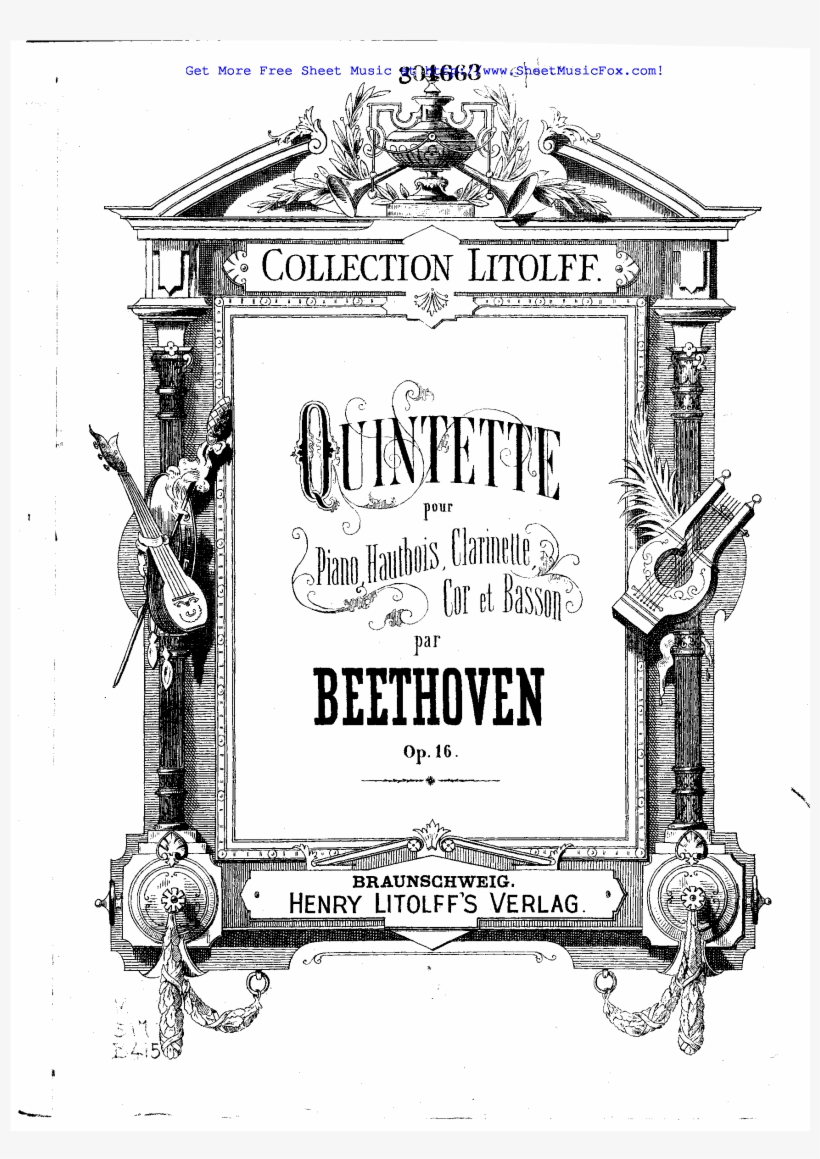 Quintet In E-flat Major, Op, transparent png download