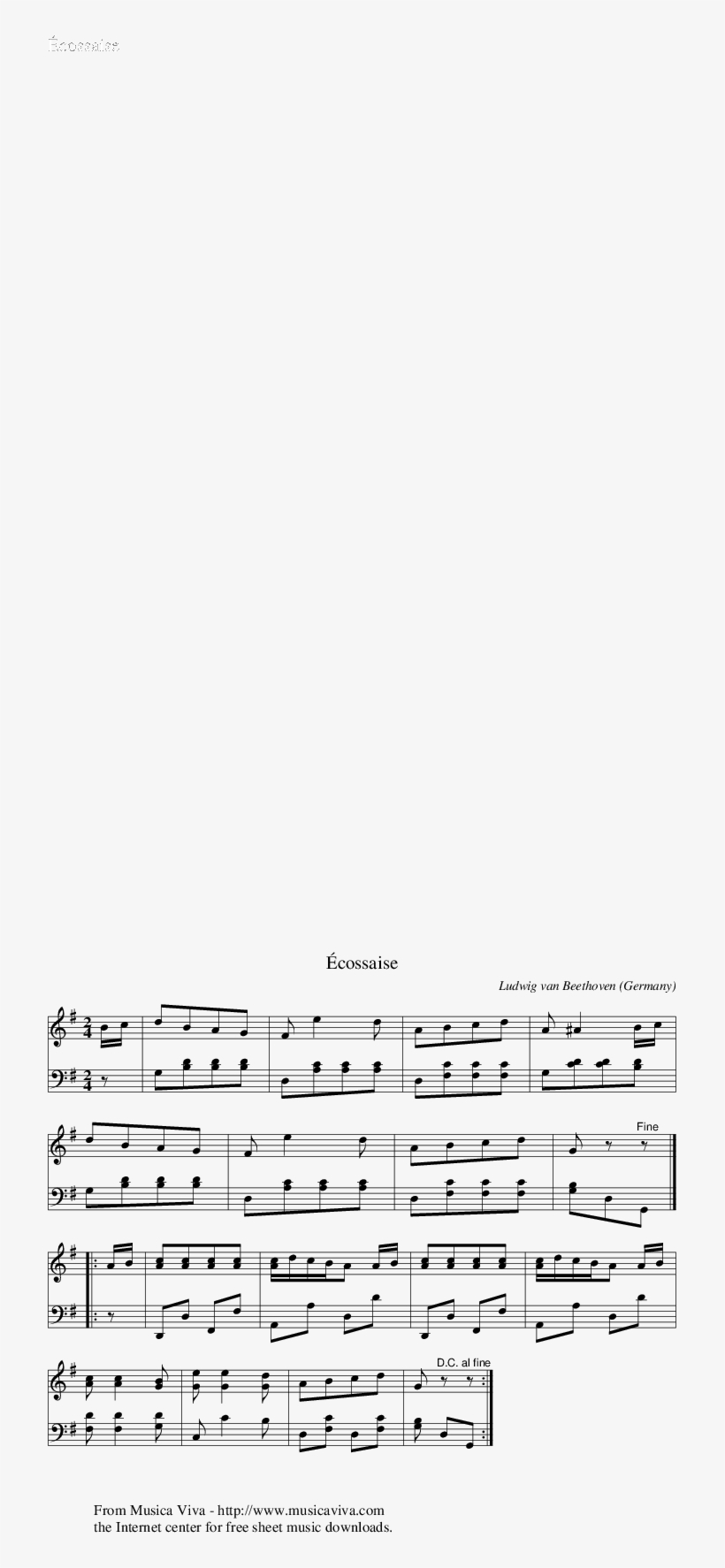 Listen To Ecossaise, transparent png download