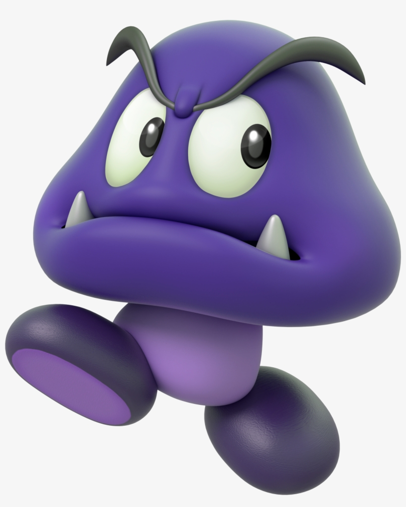 Goomba Mokoko Purple, transparent png download