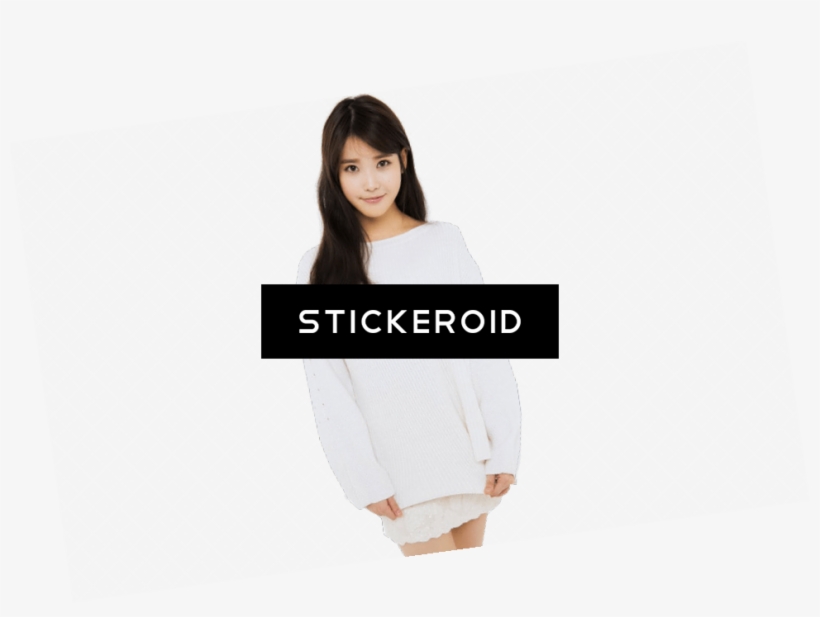 Iu White Sweater, transparent png download