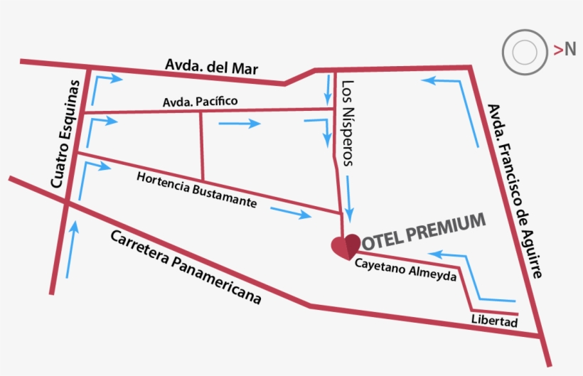 Motel Premium Mapa De Ubicación, transparent png download