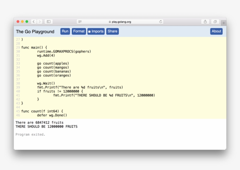 The Go Playground With A Very Familiar Go Program, transparent png download