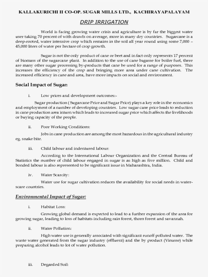 Sugar Mills Ltd - Doc, transparent png download