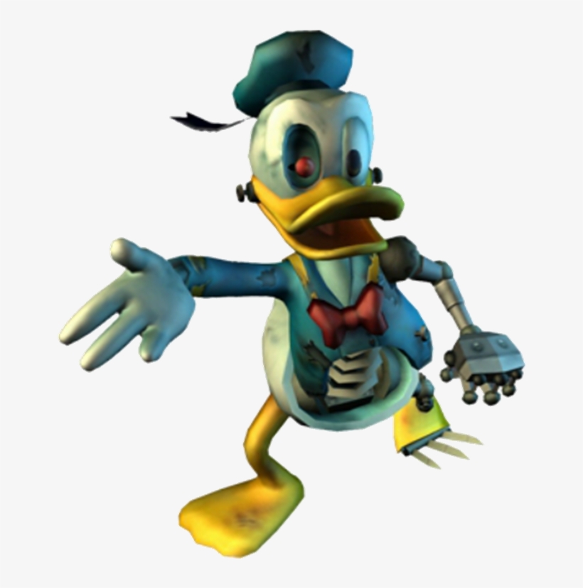 Animatronic Donald Duck - Epic Mickey Donald, transparent png download