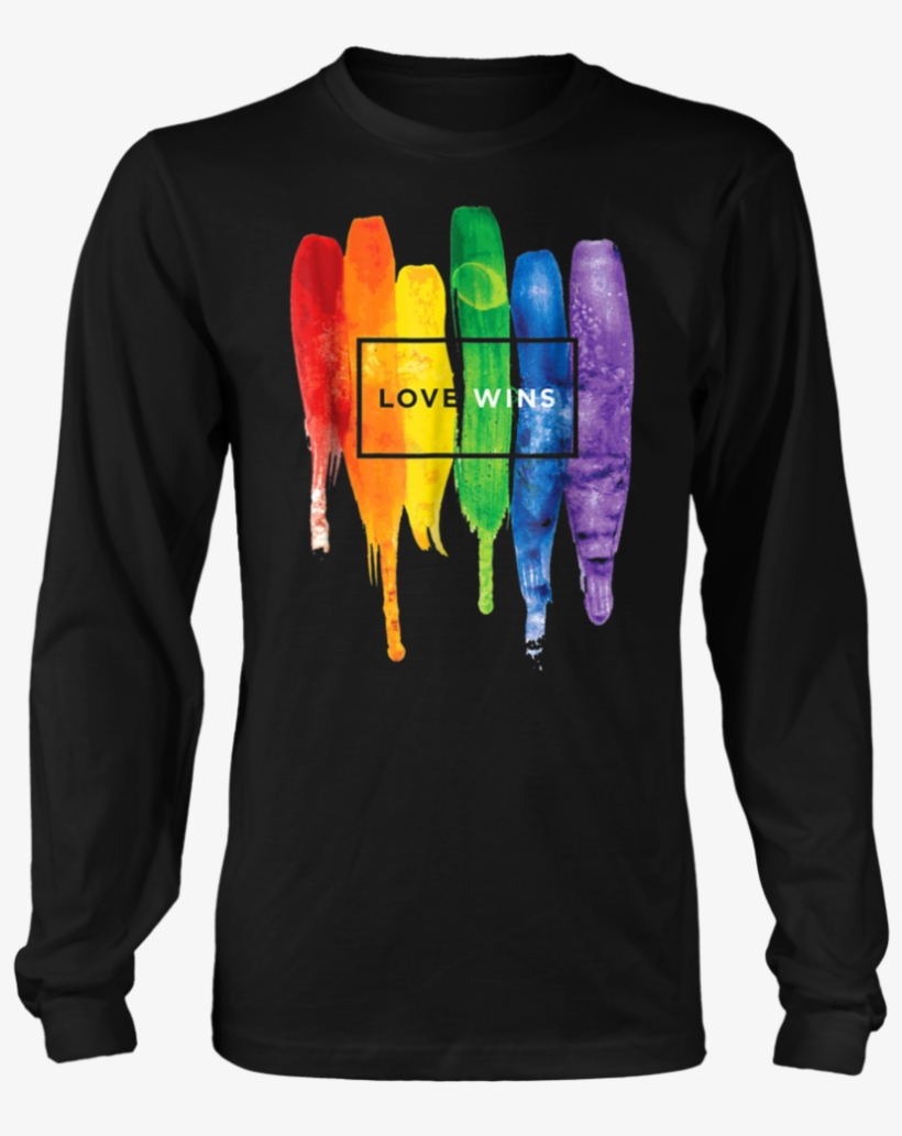 Watercolor Love Wins Rainbow T-shirt - Harley-davidson Men's Guns N' Roses Cover Motorcycle, transparent png download