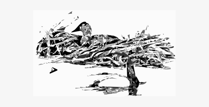 Duck Computer Icons Visual Arts Black And White - Duck, transparent png download