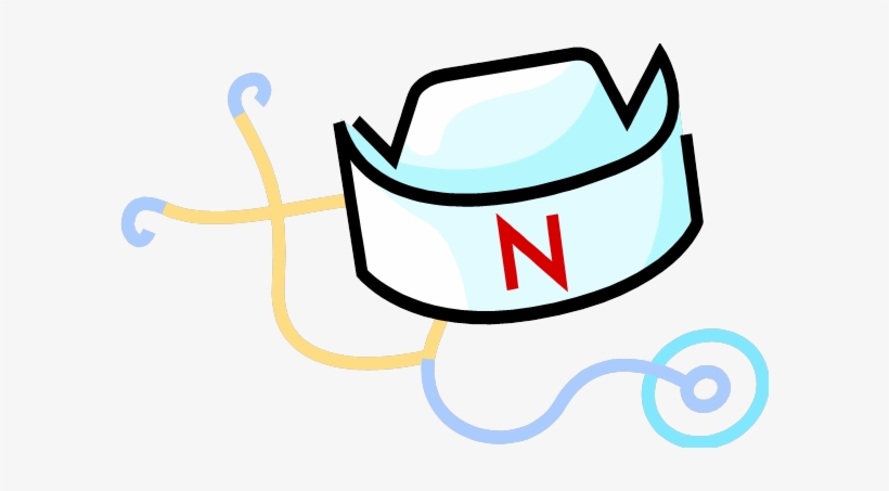 Nurse Hat Mountain City Care Rehabilitation Center - Nurse Hat And Stethoscope, transparent png download