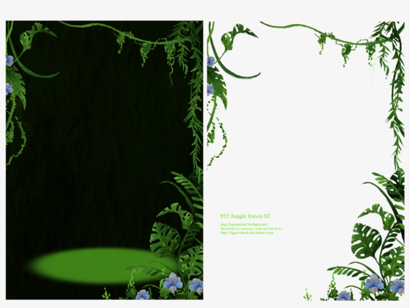 Jungle Leaves Png - Vegetation Jungle Png, transparent png download