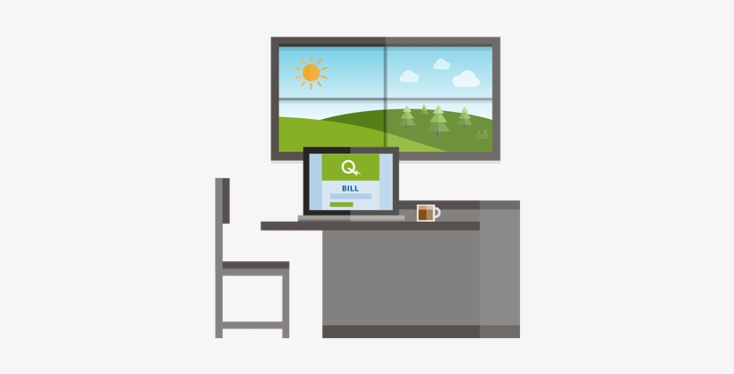 Laptop-bill - Led-backlit Lcd Display, transparent png download