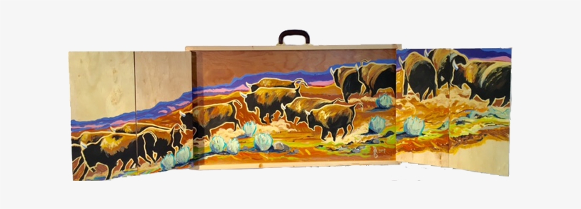 Buffalo Box By David Mcdougall - Painting, transparent png download