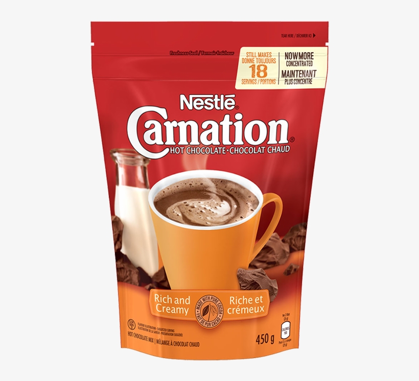Alt Text Placeholder - Carnation Hot Chocolate Pouch, transparent png download
