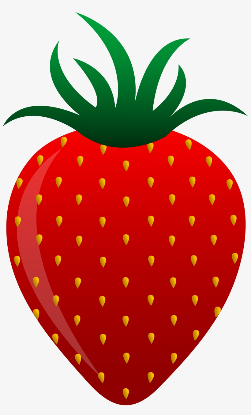 Strawberry Vector 2 For Crafts, Quilts And So Forth - Fruit Clipart, transparent png download