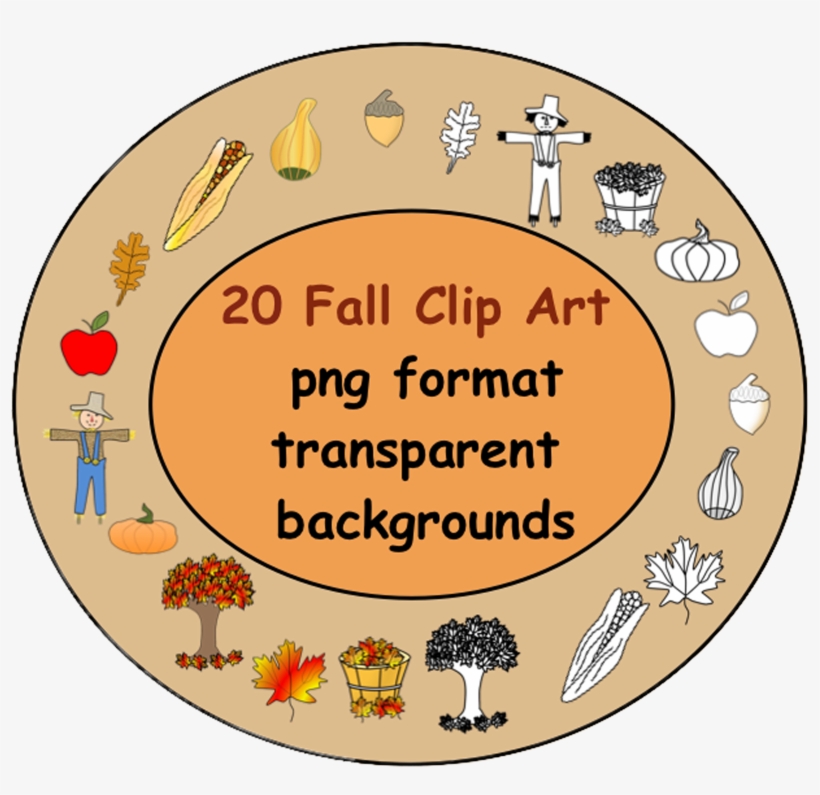 Pumpkin Acorn Oak Leaf Maple Leaf Bushel Of Leaves - Clip Art, transparent png download