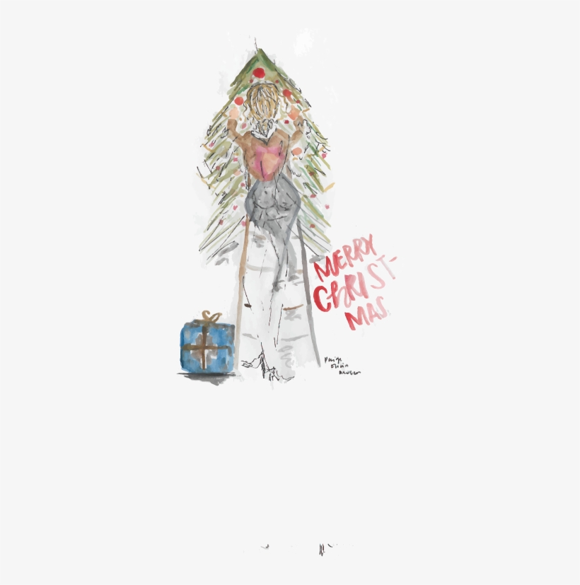 Watercolor Christmas Illustration - Illustration, transparent png download