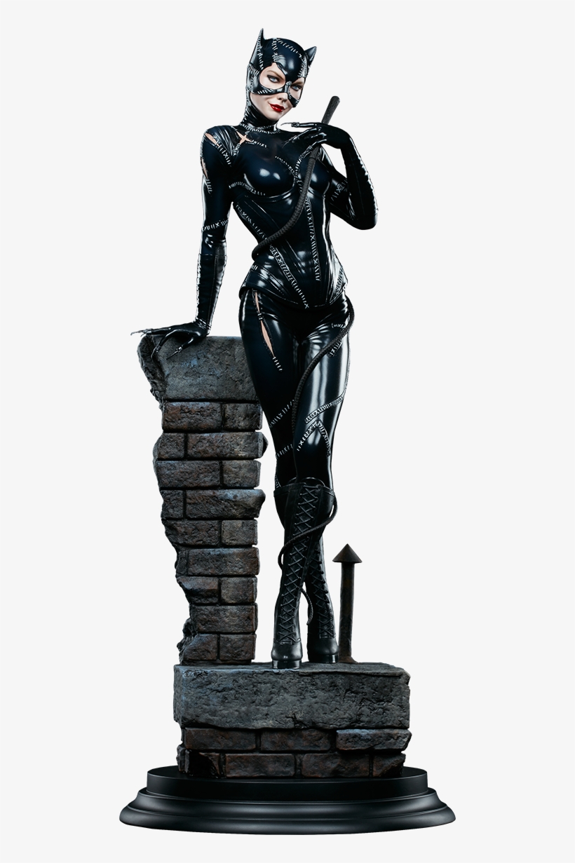 Dc Comics Catwoman Premium Format Figure By Sideshow - Batman Returns - Catwoman 1:4 Scale Statue, transparent png download