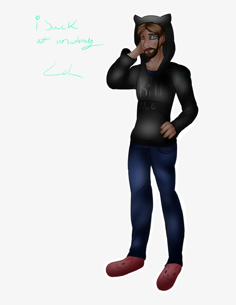 My Sad Attempt To Get Better At Full Body Drawings - Library, transparent png download