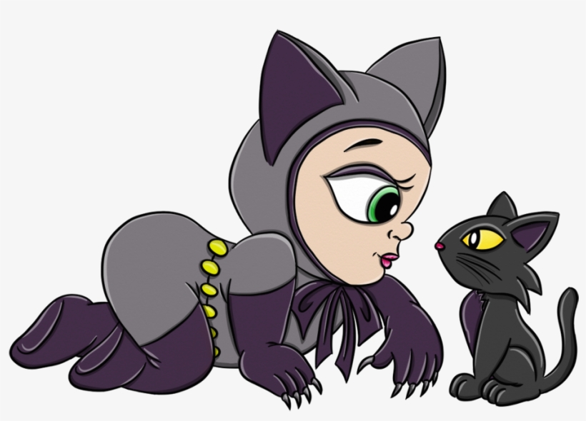 Sketch Of The Day - Baby Catwoman Png, transparent png download