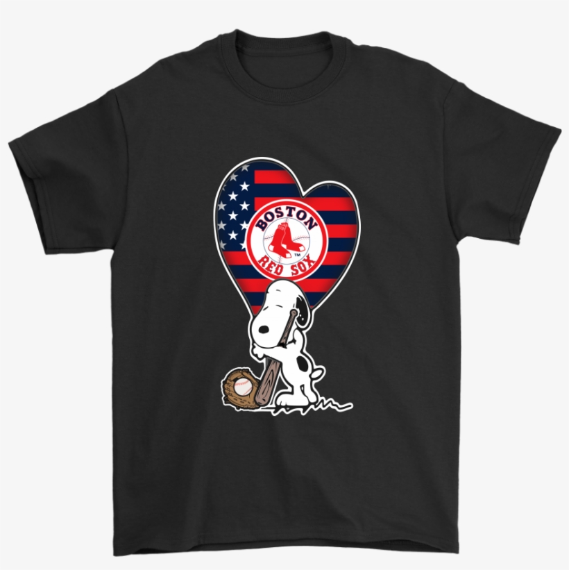 Boston Red Sox Snoopy Baseball Sports Shirts - Shirt, transparent png download
