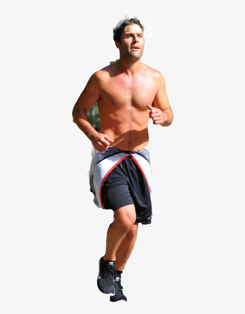 Running Man - Barechested, transparent png download
