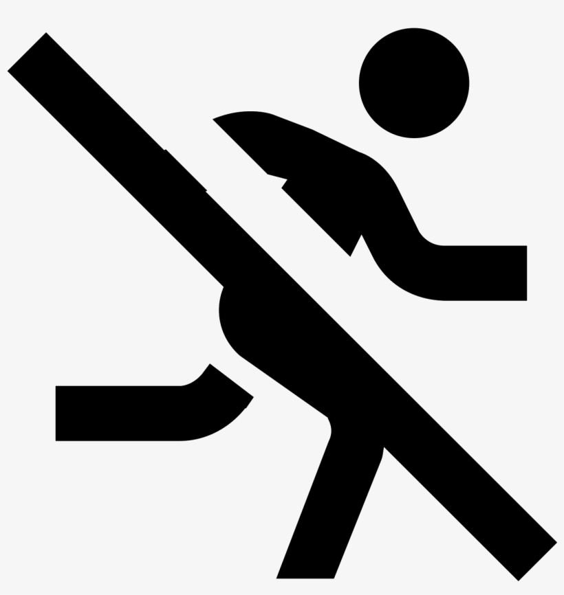 No Running Icon - Portable Network Graphics, transparent png download
